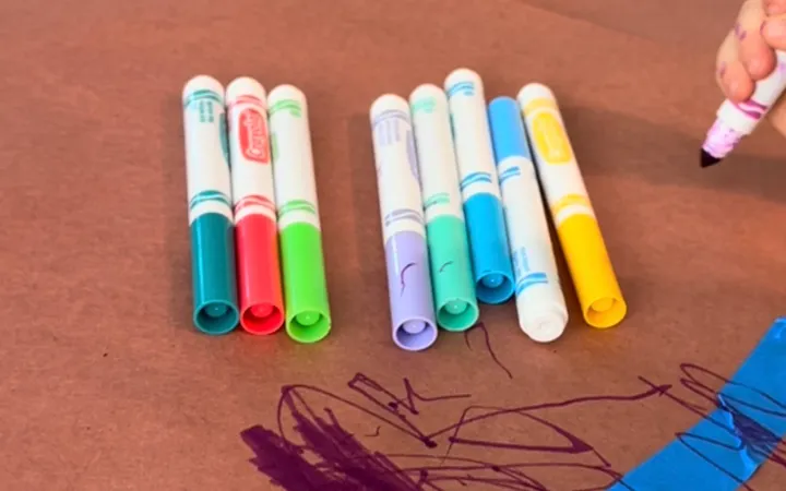 Butcher Paper Free Draw: A 10-Minute Toddler Art Activity (Ages 2-4)