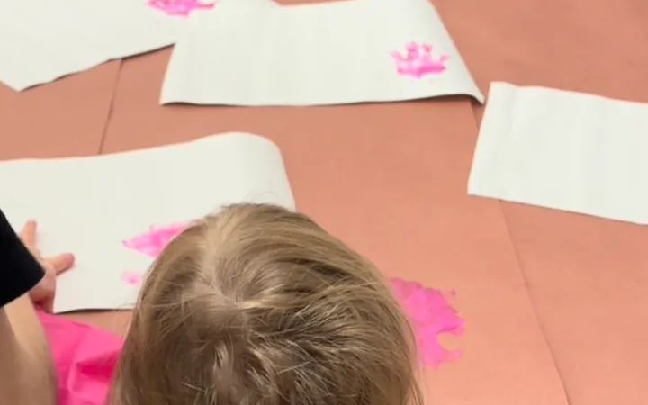 Hand Print Thank You Cards: 15-Minute Toddler Activity