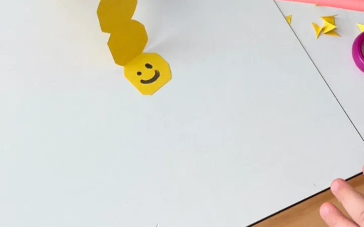 Paper Caterpillar Race: A Toddler Blow-and-Move Activity (Ages 2-4)